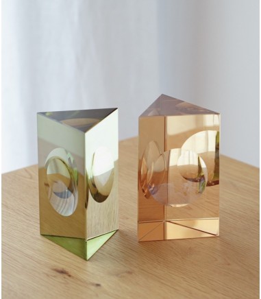 Set 2 piezas cristal triangulares - VP Interiorismo