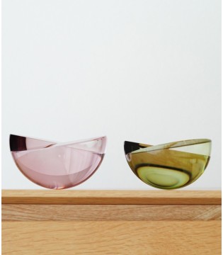 Pieza decorativa Esferas cristal verde - VP Interiorismo 2