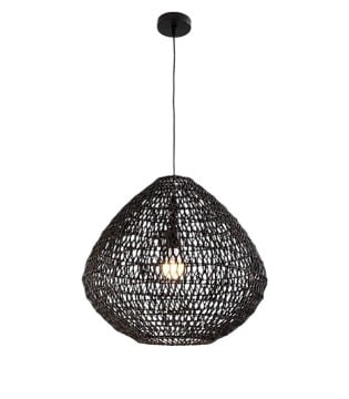 Lámpara colgante Maon 1L negro - Schuller