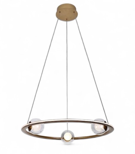 Lámpara colgante techo circular Tirsa LED Ø60 - Schuller