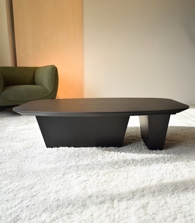 Mesa de centro roble color negro mate - VP Interiorismo