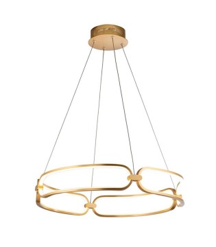 Lámpara de techo colgante Colette D60 oro rosa c/mando - Schuller
