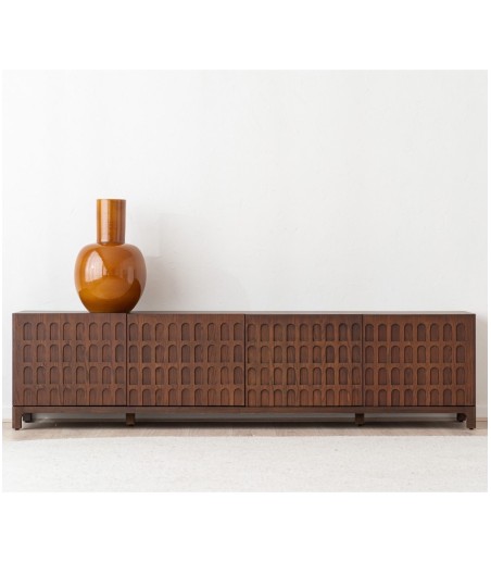 Mueble TV Dara roble oscuro - VP Interiorismo
