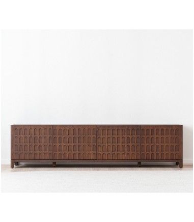 Mueble TV Dara roble oscuro - VP Interiorismo