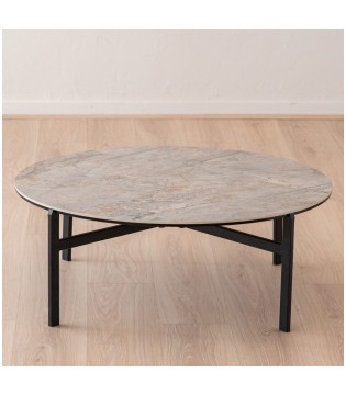 Mesa de centro Sand cerámico y metal - VP Interiorismo
