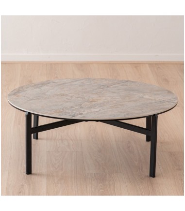 Mesa de centro Sand cerámico y metal - VP Interiorismo