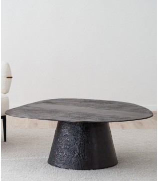 Mesa de centro metal Juno acabado óxido - VP Interiorismo