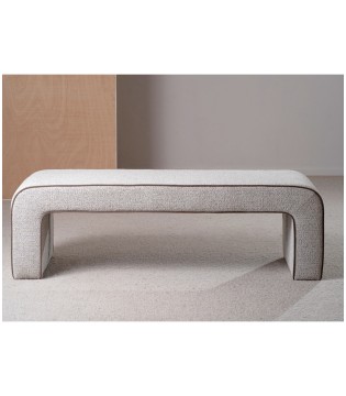 Banco Xela marfil gris topo - VP Interiorismo