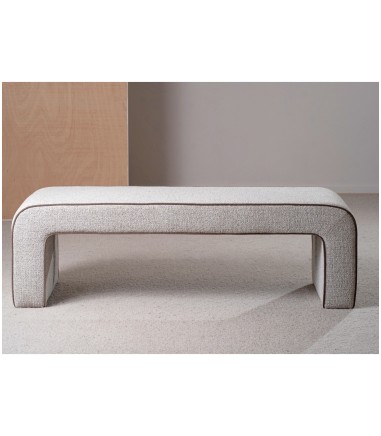 Banco Xela marfil gris topo - VP Interiorismo