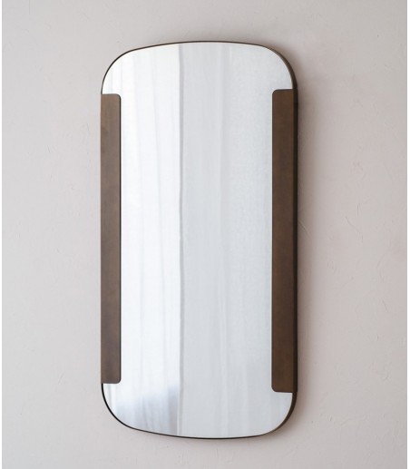 Espejo de pared rectangular marco metal - VP Interiorismo