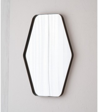 Espejo de pared facetado metal - VP Interiorismo