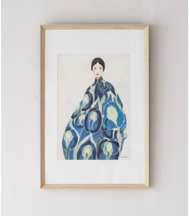 Cuadro mujer Oriente cristal N3 - VP Interiorismo