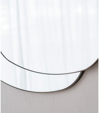 Espejo de pared marco metal paralelo - VP Interiorismo 2