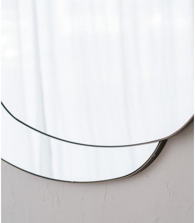 Espejo de pared marco metal paralelo - VP Interiorismo