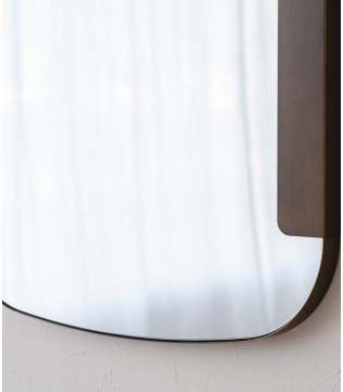 Espejo de pared rectangular marco metal - VP Interiorismo 2