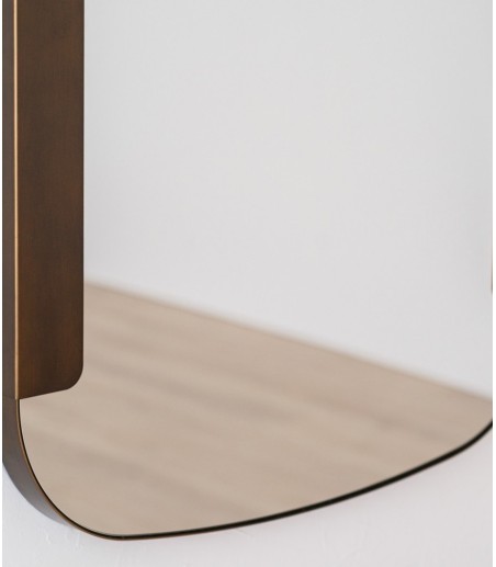 Espejo de pared rectangular marco metal - VP Interiorismo
