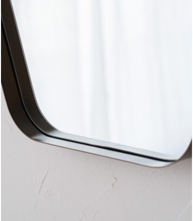 Espejo de pared facetado metal - VP Interiorismo