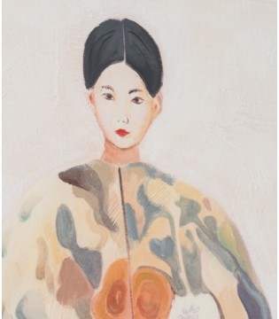 Cuadro mujer Oriente cristal N4 - VP Interiorismo 2