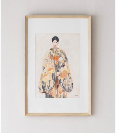 Cuadro mujer Oriente cristal N4 - VP Interiorismo