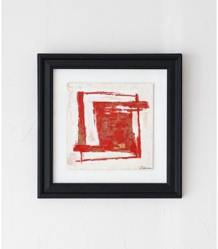 Cuadro abstracto rojo - VP Interiorismo