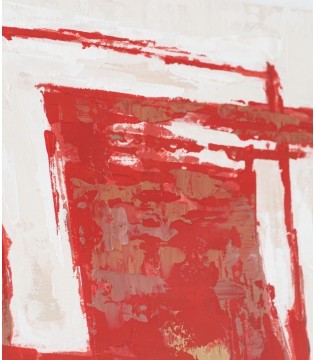 Cuadro abstracto rojo - VP Interiorismo 2