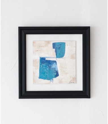Cuadro abstracto azul - VP Interiorismo
