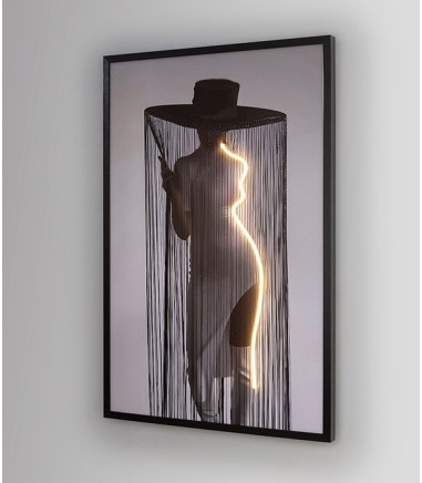 Cuadro Diva con luz led 80x120cm  - Schuller