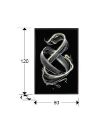 Cuadro Cinetic con luz led 80x120cm  - Schuller