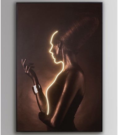 Cuadro Silueta con luz led 120x180cm  - Schuller