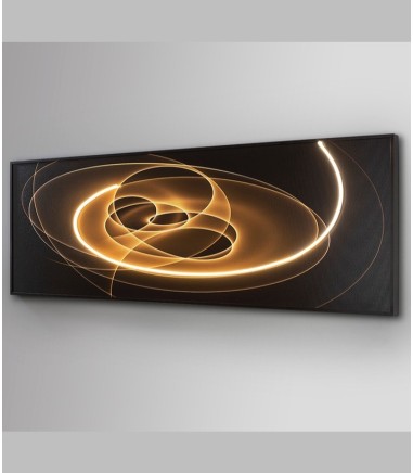 Cuadro con luz LED Trazados 50x150cm - Schuller