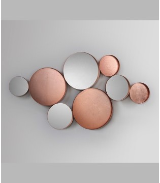 Espejo Malmo oro rosa 165x90cm - Schuller