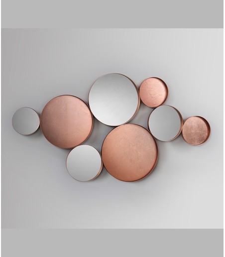Espejo Malmo oro rosa 165x90cm - Schuller