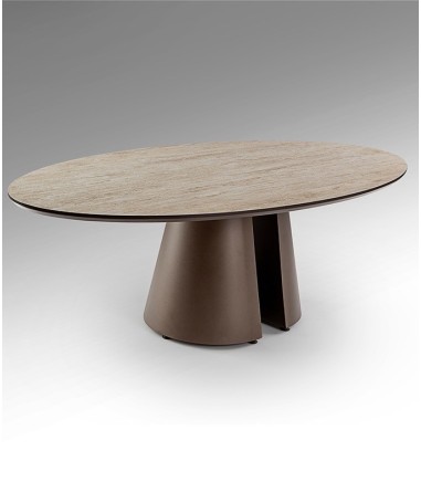 Mesa Samara travertino marrón - Schuller