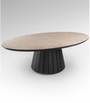 Mesa centro Koria piedra negro - Schuller