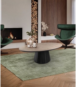 Mesa centro Koria piedra negro - Schuller 2