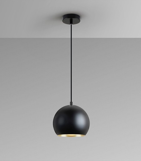 Lámpara de techo colgante Olena 1L oro negro - I3