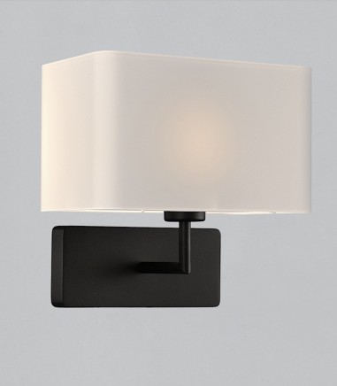 Aplique de pared Romeo negro E27 - ACB