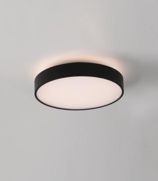 Plafón de techo Roma negro 35W + 5W Ø40 cm - ACB