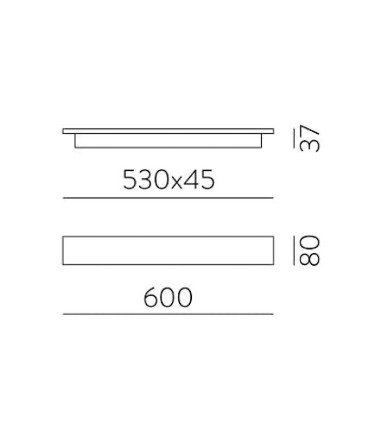 Aplique de pared LED Fosca - ACB