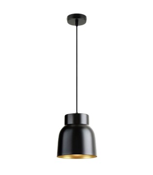 Lámpara de techo colgante Vulcano 1L oro negro - I3