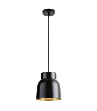 Lámpara de techo colgante Vulcano 1L oro negro - I3