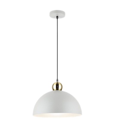 Lámpara de techo colgante Polo 1L gris latón - I3