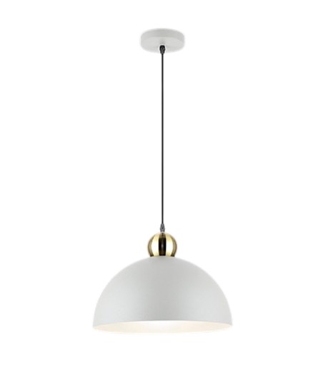 Lámpara de techo colgante Polo 1L gris latón - I3