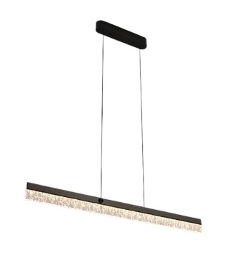Lámpara de techo colgante Ixias gris negro - Schuller