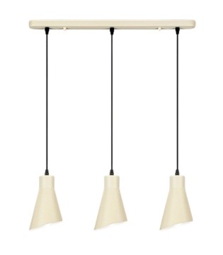 Lámpara de techo lineal Bera 3L crema - I3