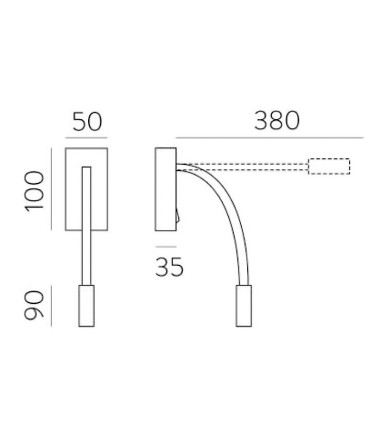 Aplique de pared Cio LED - ACB
