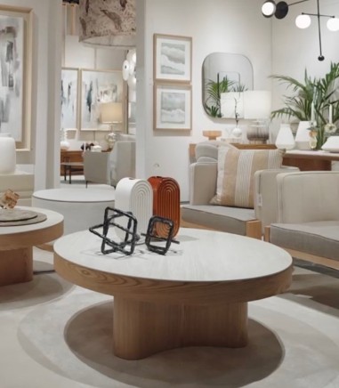 Jarrón decorativo cerámica Nerva caramelo brillo - VP Interiorismo