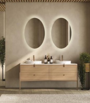 Espejo de baño con luz  LED Adriana - ACB 2