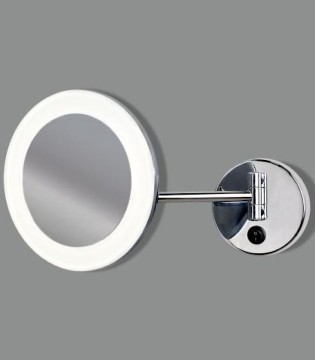 Espejo con luz LED Boan cromo - ACB
