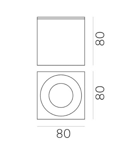 Plafón de techo Branco - ACB